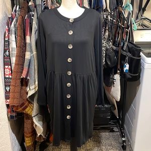 NWT Boutique Black Dress or Cardigan